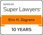 Rated by Super Lawyers, Eric H. Zagrans, 10 Years
